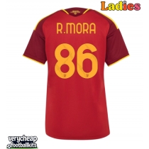 AS Roma Rodrigo Mora #86 Replica Home Shirt Ladies 2026-27 Short Sleeve